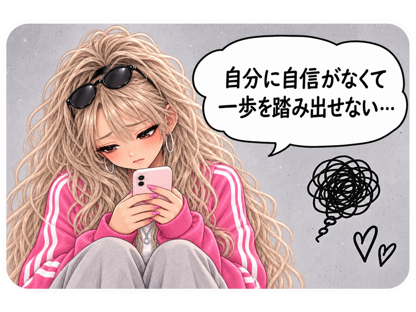 自分に自信がなくて一歩を踏み出せない…